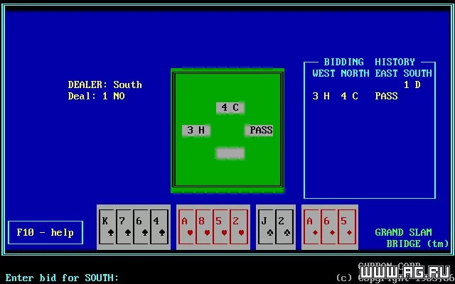 Изображение игры: Grand Slam Bridge