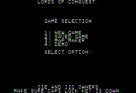 Изображение игры: Lords of Conquest