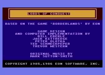 Изображение игры: Lords of Conquest