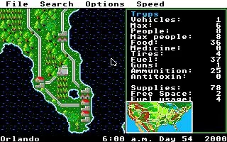 Изображение игры: Roadwar 2000
