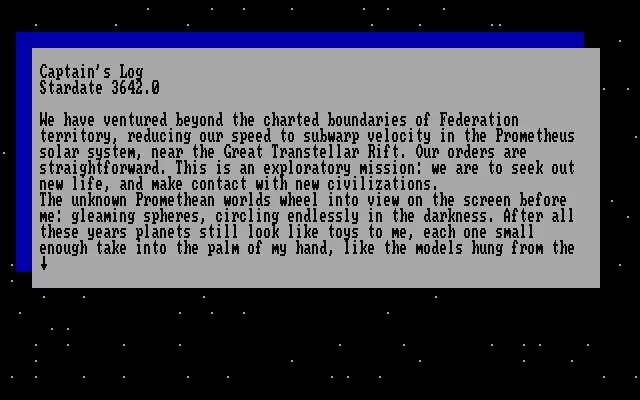 Изображение игры: Star Trek: The Promethean Prophecy