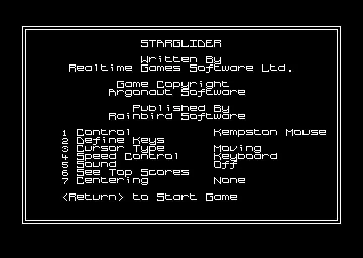 Изображение игры: Starglider