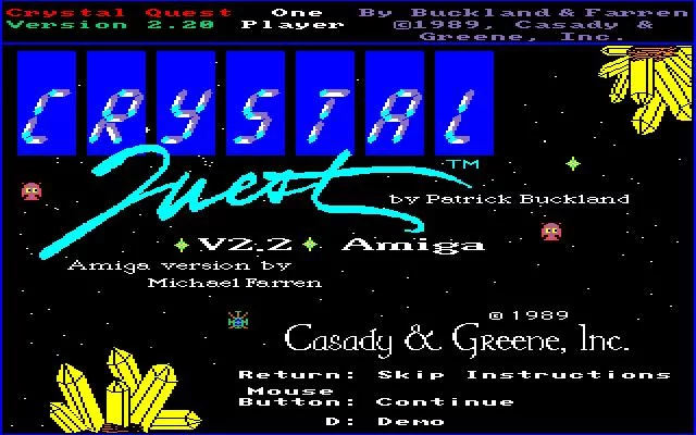 Изображение игры: Crystal Quest (1987)