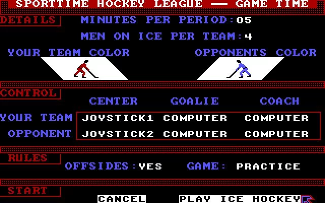 Изображение игры: SuperStar Ice Hockey