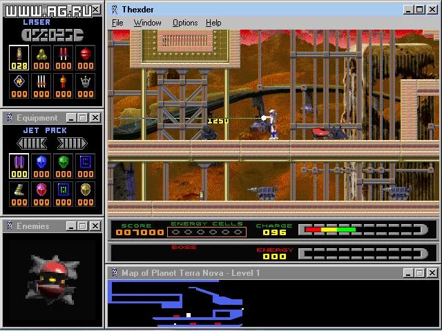 Изображение игры: Thexder