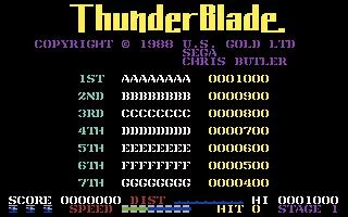 Изображение игры: Thunder Blade