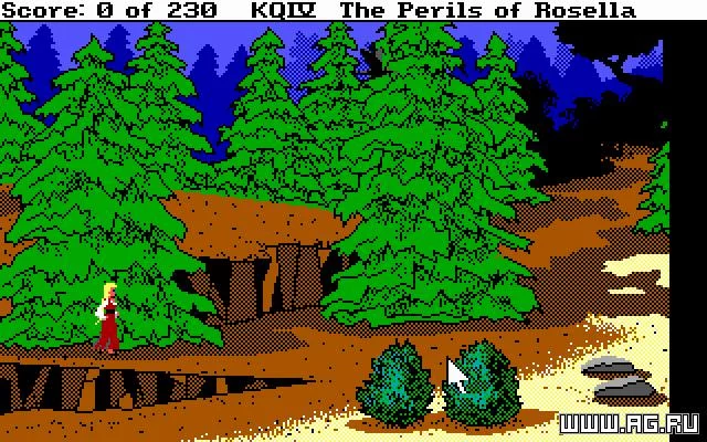 Изображение игры: King's Quest 4: The Perils of Rosella (SCI Version)