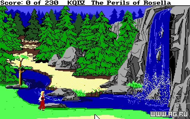 Изображение игры: King's Quest 4: The Perils of Rosella (SCI Version)