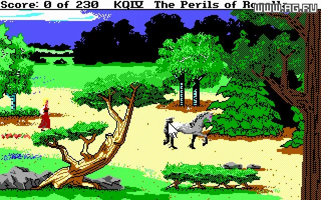 Изображение игры: King's Quest 4: The Perils of Rosella (SCI Version)