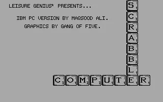 Изображение игры: The Computer Edition of Scrabble