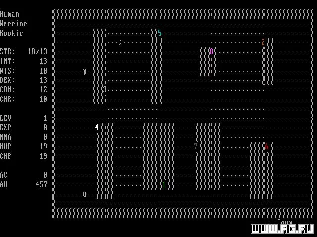 Изображение игры: Angband