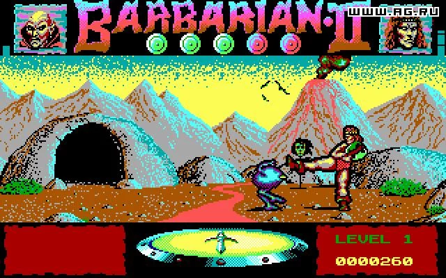 Изображение игры: Barbarian 2: Dungeons of Drax