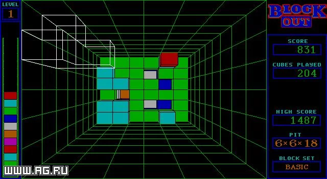 Изображение игры: Blockout
