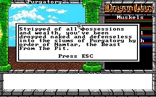 Изображение игры: Dragon Wars (1991)