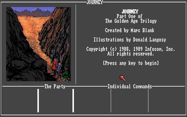 Изображение игры: Journey (1989)