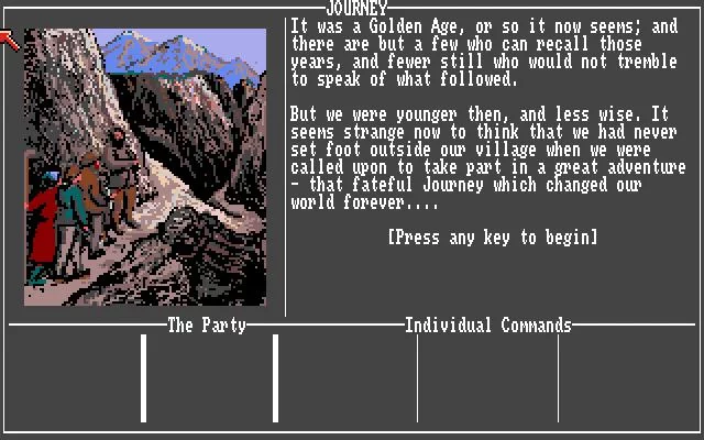 Изображение игры: Journey (1989)