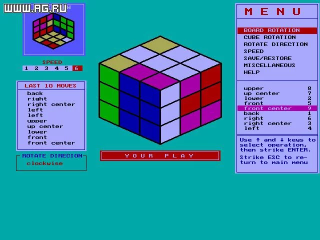 Изображение игры: Rubic