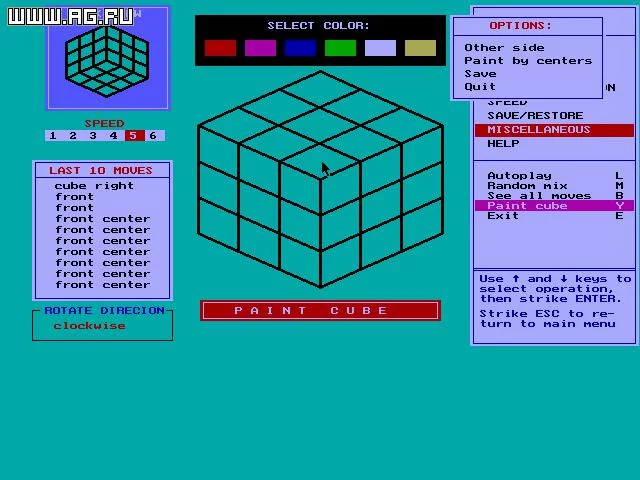 Изображение игры: Rubic