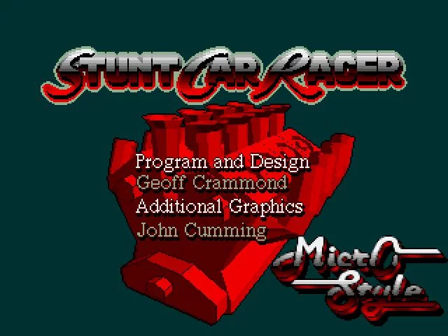 Изображение игры: Stunt Car Racer