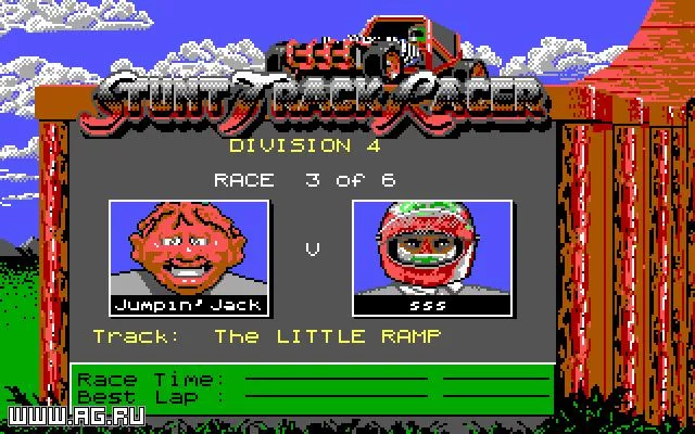 Изображение игры: Stunt Track Racer