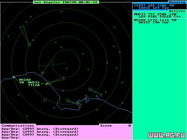 Изображение игры: TRACON: Air Traffic Control Simulator