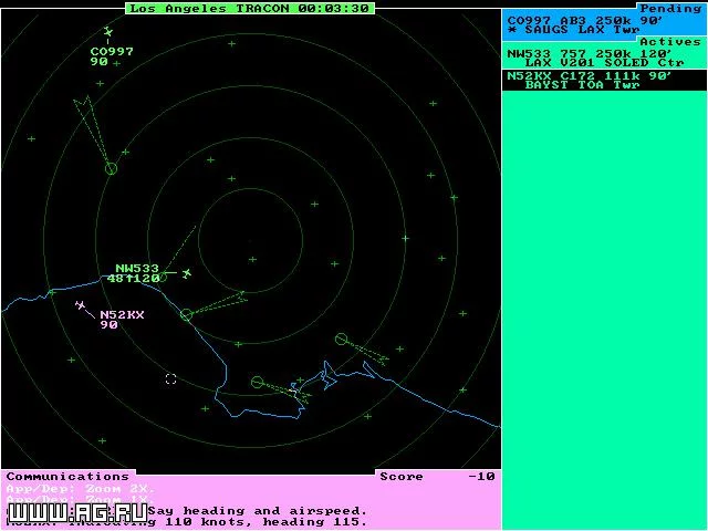 Изображение игры: TRACON: Air Traffic Control Simulator