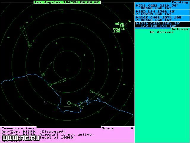 Изображение игры: TRACON: Air Traffic Control Simulator