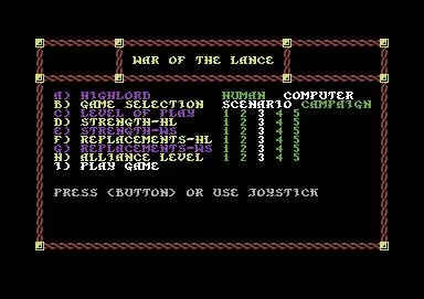 Изображение игры: War of the Lance