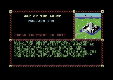 Изображение игры: War of the Lance