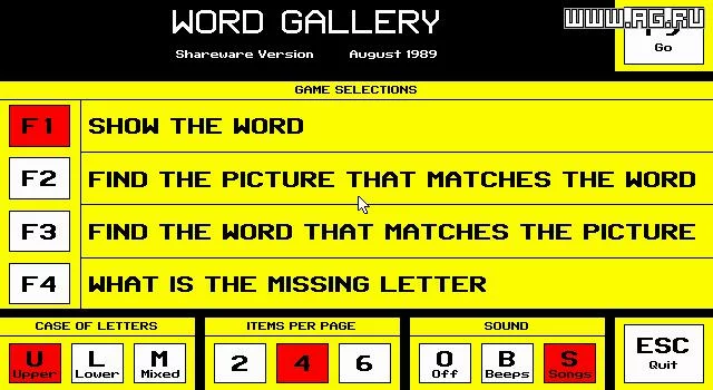 Изображение игры: Word Gallery