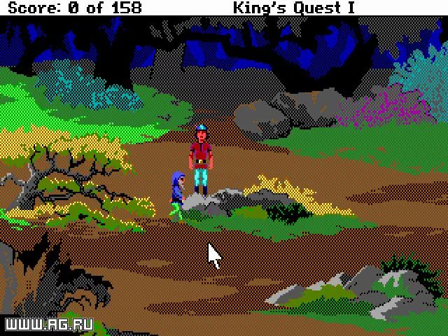 Изображение игры: King's Quest 1: Quest for the Crown