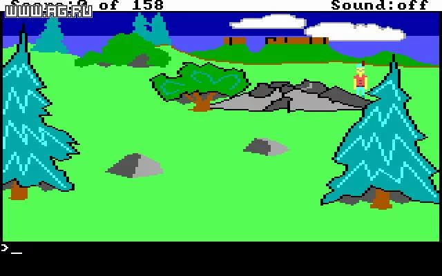 Изображение игры: King's Quest 1: Quest for the Crown