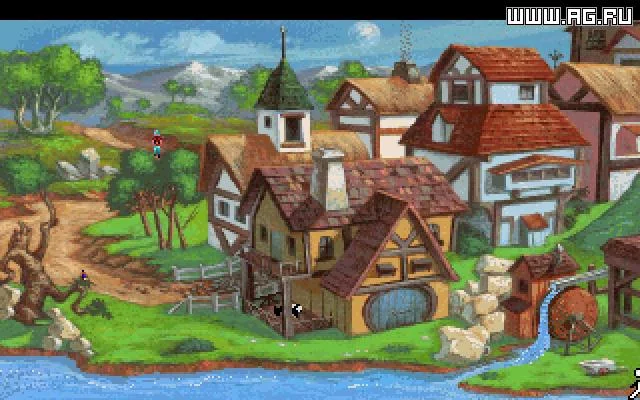 Изображение игры: King's Quest 5: Absence Makes the Heart Go Yonder