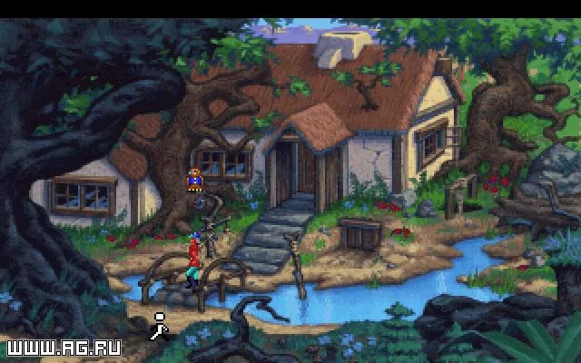 Изображение игры: King's Quest 5: Absence Makes the Heart Go Yonder