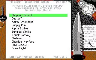 Изображение игры: LHX Attack Chopper