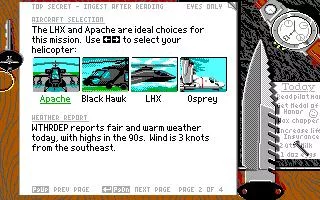 Изображение игры: LHX Attack Chopper