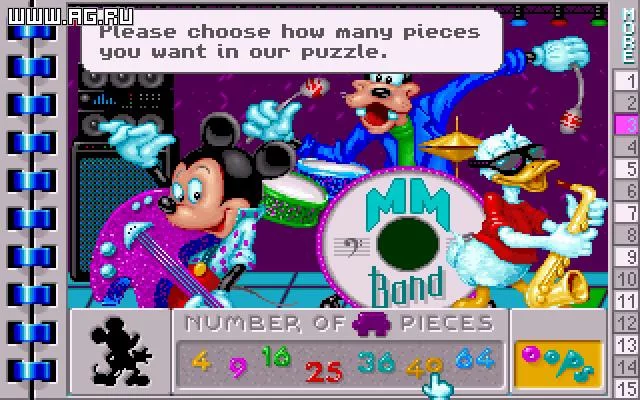 Изображение игры: Mickey's Jigsaw Puzzles