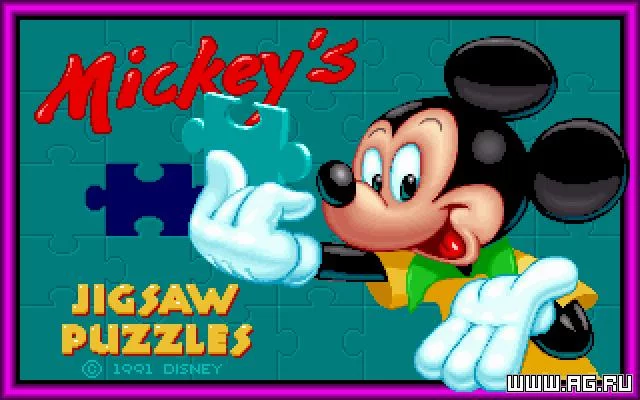 Изображение игры: Mickey's Jigsaw Puzzles