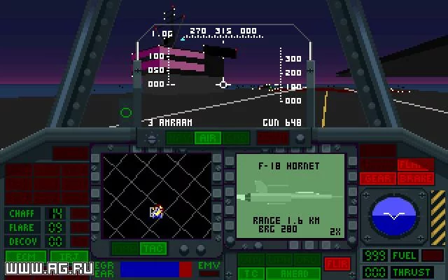 Изображение игры: Night Hawk F-117A Stealth Fighter 2.0