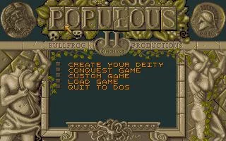 Изображение игры: Populous II: Trials of the Olympian Gods
