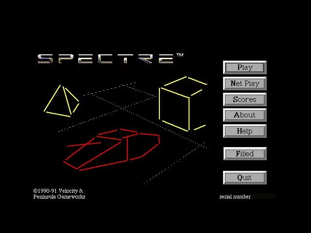 Изображение игры: Spectre (1991)