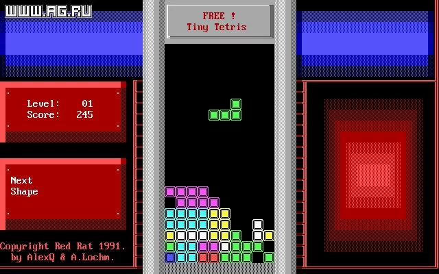 Изображение игры: Tiny Tetris