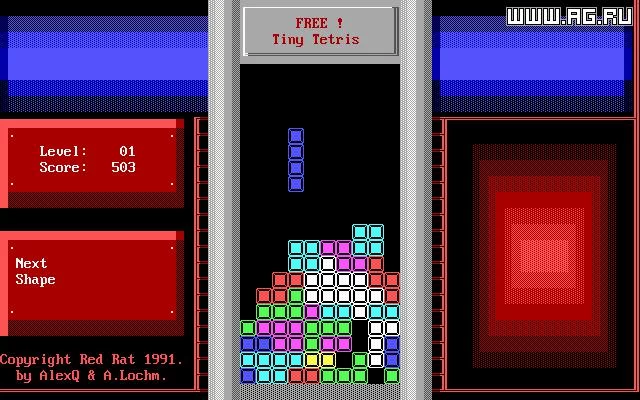Изображение игры: Tiny Tetris