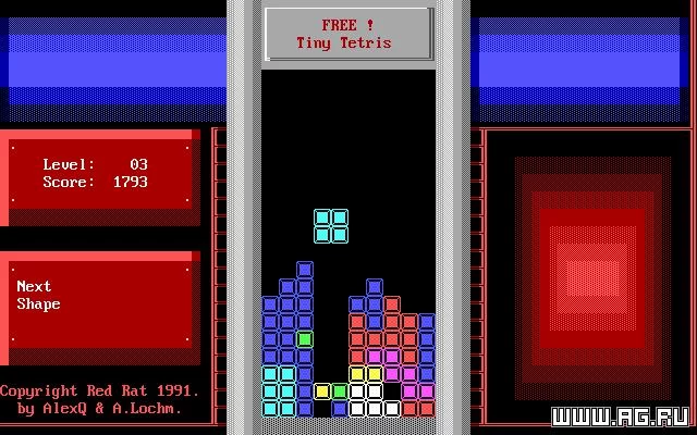 Изображение игры: Tiny Tetris