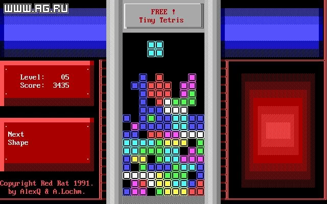 Изображение игры: Tiny Tetris