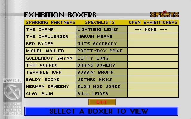 Изображение игры: TV Sports: Boxing