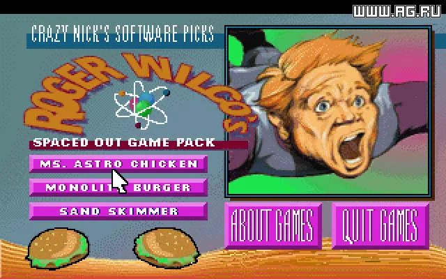 Изображение игры: Crazy Nick's Software Picks: Roger Wilco's Spaced Out Game Pack