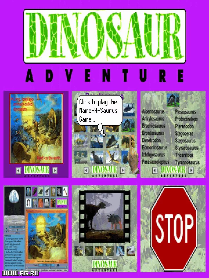 Изображение игры: Dinosaur Adventure