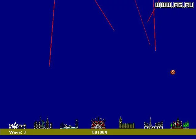 Изображение игры: Missile Attack!