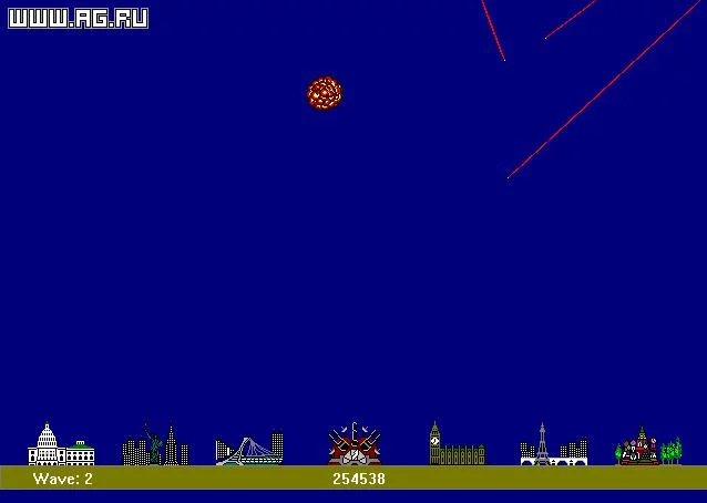 Изображение игры: Missile Attack!